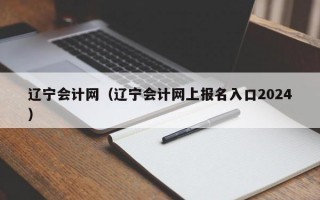 辽宁会计网（辽宁会计网上报名入口2024）