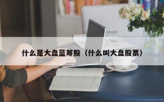 什么是大盘蓝筹股（什么叫大盘股票）