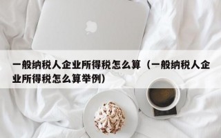 一般纳税人企业所得税怎么算（一般纳税人企业所得税怎么算举例）