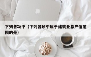 下列各项中（下列各项中属于建筑业总产值范围的是）