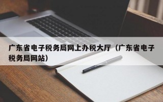 广东省电子税务局网上办税大厅（广东省电子税务局网站）