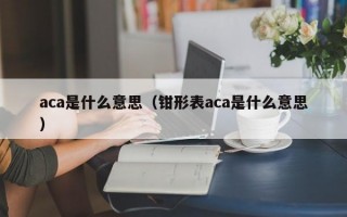 aca是什么意思（钳形表aca是什么意思）