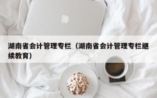 湖南省会计管理专栏（湖南省会计管理专栏继续教育）