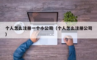 个人怎么注册一个小公司（个人怎么注册公司）