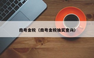 南粤金税（南粤金税抽奖查询）