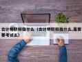 会计师职称指什么（会计师职称指什么,是需要考试么）