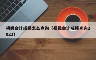 初级会计成绩怎么查询（初级会计成绩查询2023）