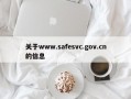 关于www.safesvc.gov.cn的信息