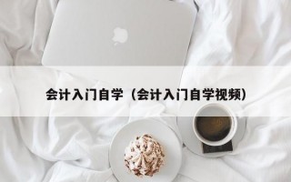 会计入门自学（会计入门自学视频）