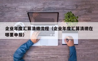 企业年度汇算清缴流程（企业年度汇算清缴在哪里申报）