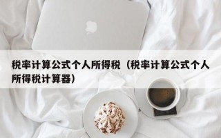 税率计算公式个人所得税（税率计算公式个人所得税计算器）