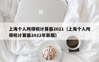 上海个人所得税计算器2021（上海个人所得税计算器2022年新版）