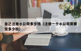 自己注册小公司多少钱（注册一个小公司需要交多少税）