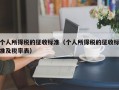 个人所得税的征收标准（个人所得税的征收标准及税率表）