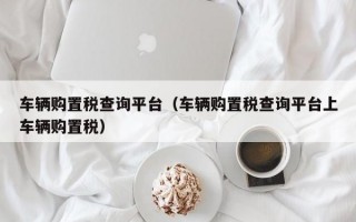 车辆购置税查询平台（车辆购置税查询平台上车辆购置税）