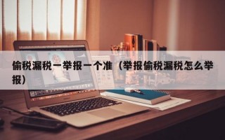 偷税漏税一举报一个准（举报偷税漏税怎么举报）