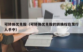 可转换优先股（可转换优先股的转换权在发行人手中）