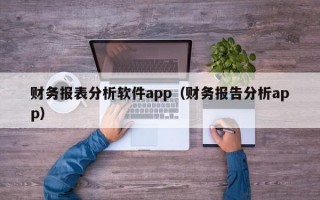 财务报表分析软件app（财务报告分析app）