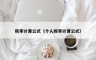 税率计算公式（个人税率计算公式）