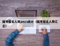 国考报名人数2023统计（国考报名人数汇总）