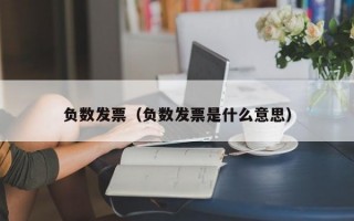 负数发票（负数发票是什么意思）