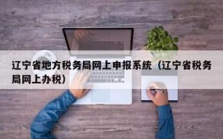 辽宁省地方税务局网上申报系统（辽宁省税务局网上办税）