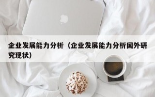 企业发展能力分析（企业发展能力分析国外研究现状）