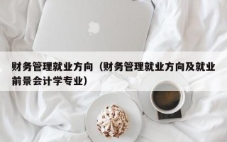 财务管理就业方向（财务管理就业方向及就业前景会计学专业）