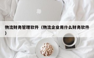 物流财务管理软件（物流企业用什么财务软件）