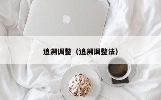 追溯调整（追溯调整法）