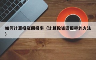 如何计算投资回报率（计算投资回报率的方法）