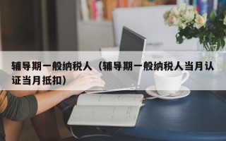 辅导期一般纳税人（辅导期一般纳税人当月认证当月抵扣）