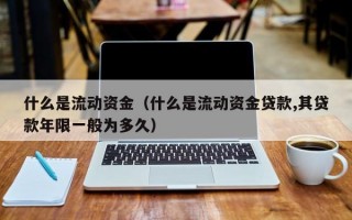 什么是流动资金（什么是流动资金贷款,其贷款年限一般为多久）